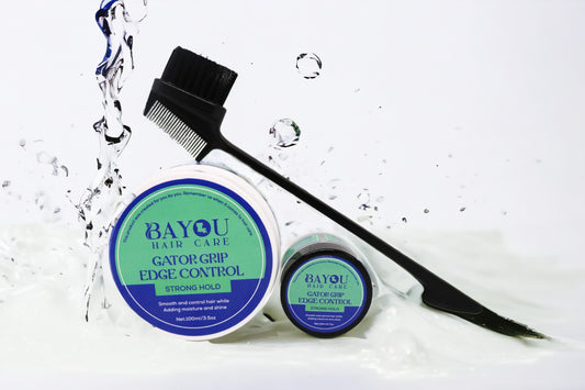 Gator Grip Edge Travel Pack by: Bayou Hair Care (This pack includes (1) 3.5 oz & (1) 20 ml Edge Control, & Edge Brush)